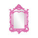 Arlington 49 X 34 inch Glossy Hot Pink Wall Mirror