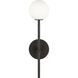 Richard June Sorelle 1 Light 4.5 inch Aged Iron Wall Sconce Wall Light