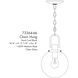 Wenston 1 Light 8 inch Sand Coal Outdoor Pendant, Great Outdoors