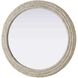 Marlowe 42 X 36 inch Linen White Mirror