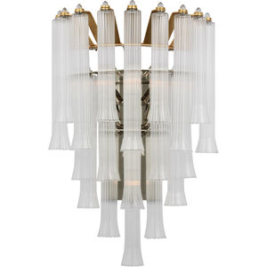 Julie Neill Lorelei LED 14.75 inch Gild Waterfall Sconce Wall Light, Large