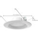 Edgewood LED Module White Recessed