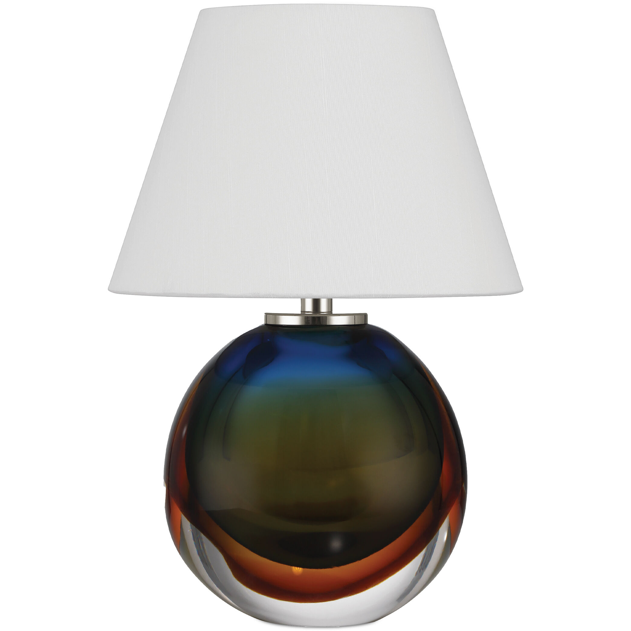 Voyage 12 inch 2.80 watt Green Blue/Amber/Clear Cordless Table Lamp Portable Light