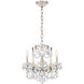 Century 5 Light 17 inch Antique Silver Chandelier Ceiling Light