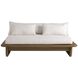 Fargo Shale and Weathered Teak Outdoor Settee