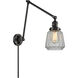 Chatham 30 inch 60.00 watt Matte Black Swing Arm Wall Light, Franklin Restoration