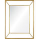 Wilton 40 X 30 inch Gold Wall Mirror