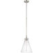 Chapman & Myers Parkington LED 11 inch Polished Nickel Conical Pendant Ceiling Light