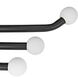 Sweeny 4 Light 19 inch Matte Black Sconce Wall Light