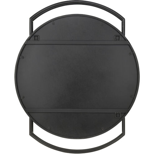 Jiri 29 X 24 inch Black with Clear Wall Mirror
