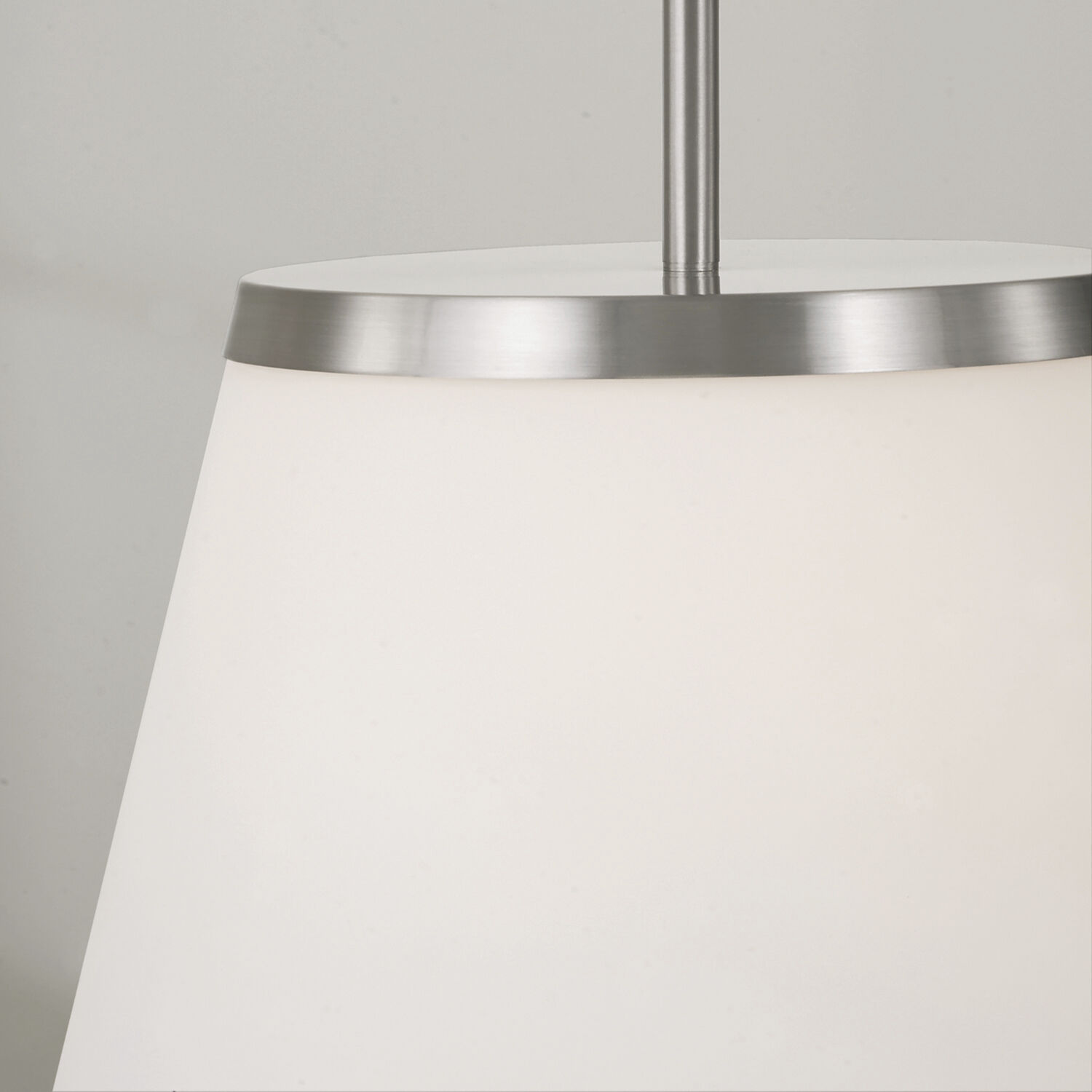 Drake 1 Light 13.25 inch Brushed Nickel Pendant Ceiling Light