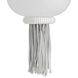 Leandra 1 Light 8 inch White Swag Pendant Ceiling Light