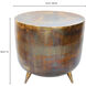 Kettel 19 X 19 inch Gold Accent Table