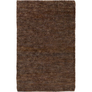 Essential 36 X 24 inch Brown and Black Area Rug, Jute