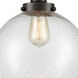 Edison Beacon 1 Light 10 inch Oil Rubbed Bronze Mini Pendant Ceiling Light