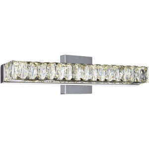Milan LED 16 inch Chrome Vanity Light Wall Light