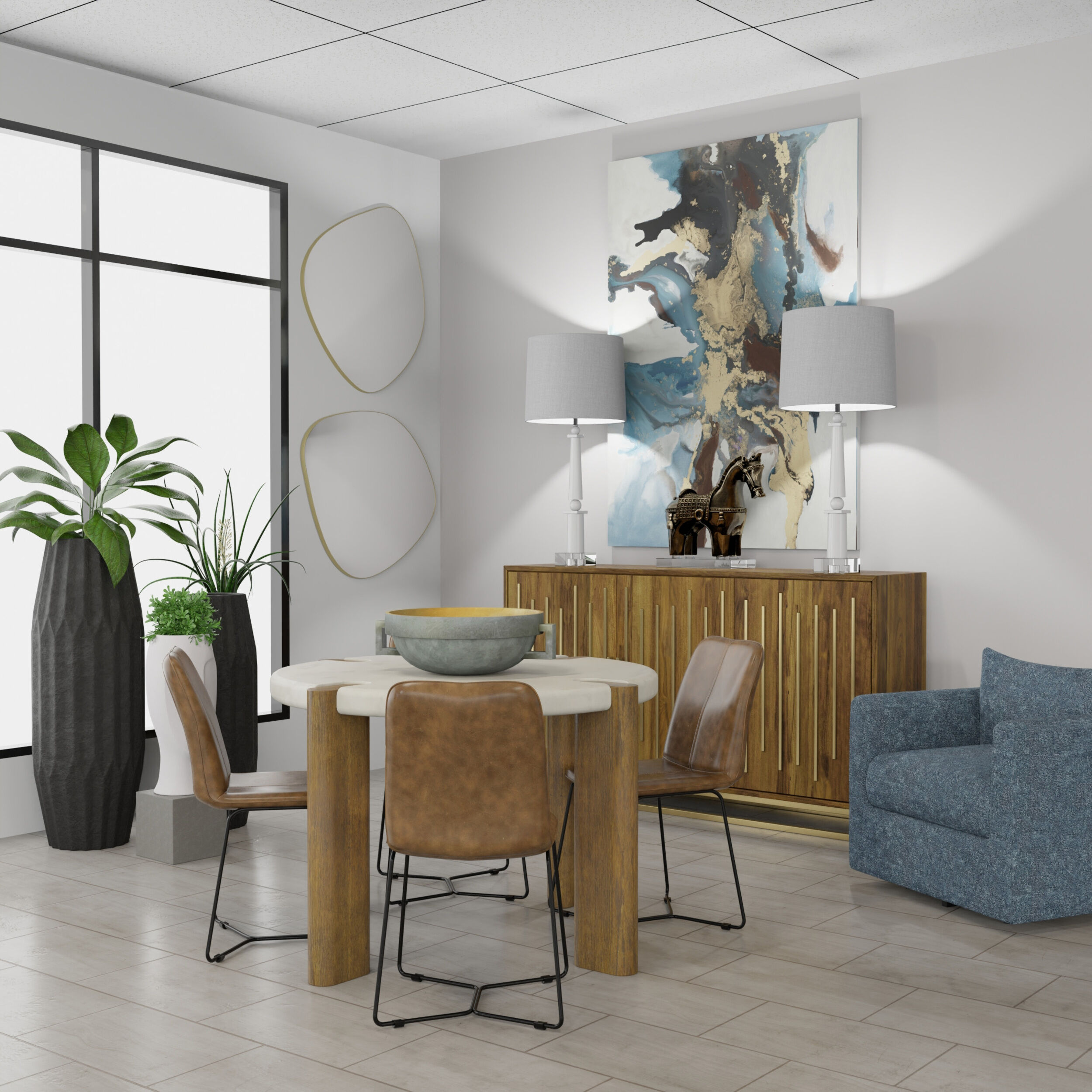 Thackary 72 X 18 inch Walnut Brown Sideboard