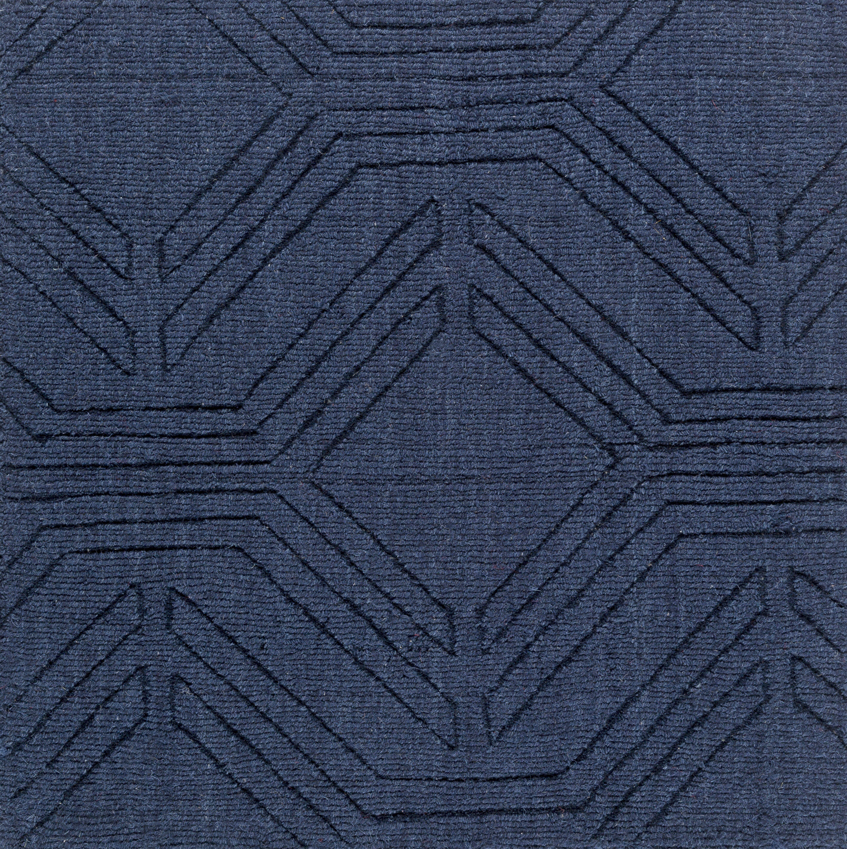 Ashlee 36 X 24 inch Dark Blue Rug in 2 x 3, Rectangle