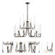 Laretto 12 Light 31 inch Satin Copper Bronze Chandelier Ceiling Light