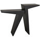 Steam 42 X 14 inch Matte Black Console