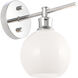 Collier 1 Light 6 inch Chrome Wall sconce Wall Light