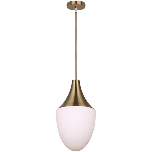 Evlin 1 Light 9.75 inch Gold Pendant Ceiling Light