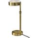 Linis 17 inch 40.00 watt Antique Brass Table Lamp Portable Light, ADS360