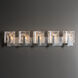 Arc 5 Light 37 inch Sterling Bath Sconce Wall Light