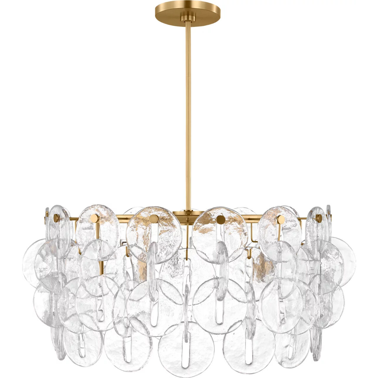 kate spade new york Candace 5 Light 27 inch Burnished Brass Chandelier Ceiling Light