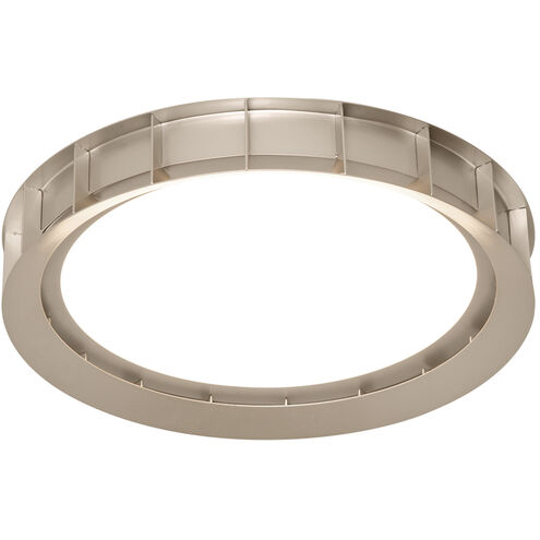 Tatum LED 12 inch Satin Nickel Flush Mount Ceiling Light