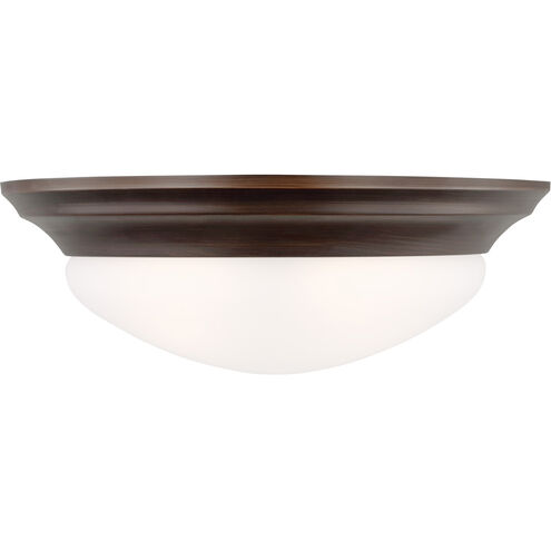 Nash 2 Light 14 inch Bronze Flush Mount Ceiling Light