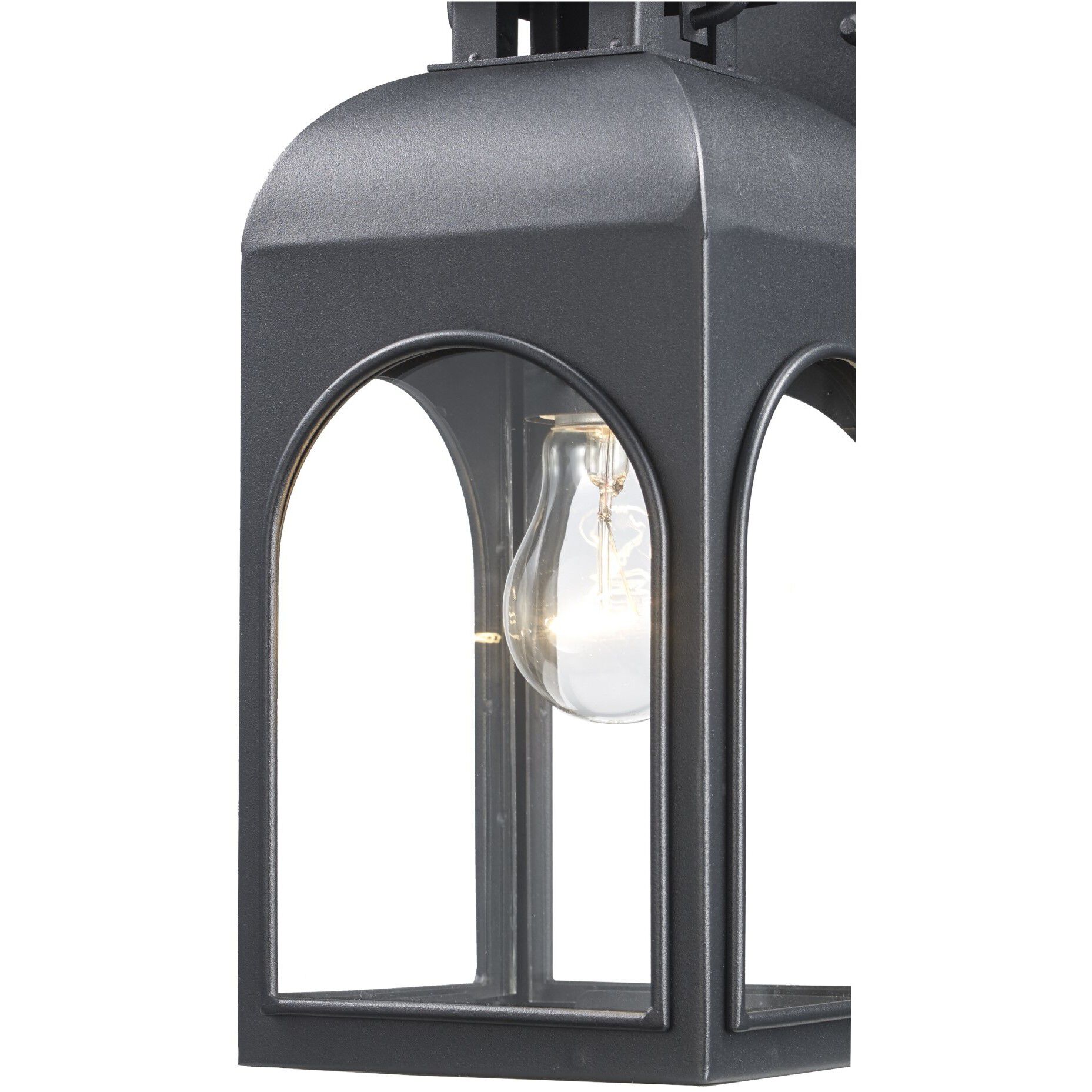 Presence 1 Light 13 inch Black Outdoor Wall Lantern