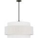 Ellen DeGeneres Belaro 4 Light 26 inch Aged Iron Hanging Shade Ceiling Light