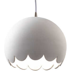 Radiance Collection 1 Light 9 inch Polished Chrome Pendant Ceiling Light