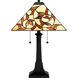 Zion 24.5 inch 75.00 watt Matte Black Table Lamp Portable Light