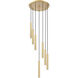Forest LED 18 inch Modern Gold Chandelier Ceiling Light