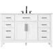 Virginia 54 X 35 inch White Bathroom Vanity Cabinet