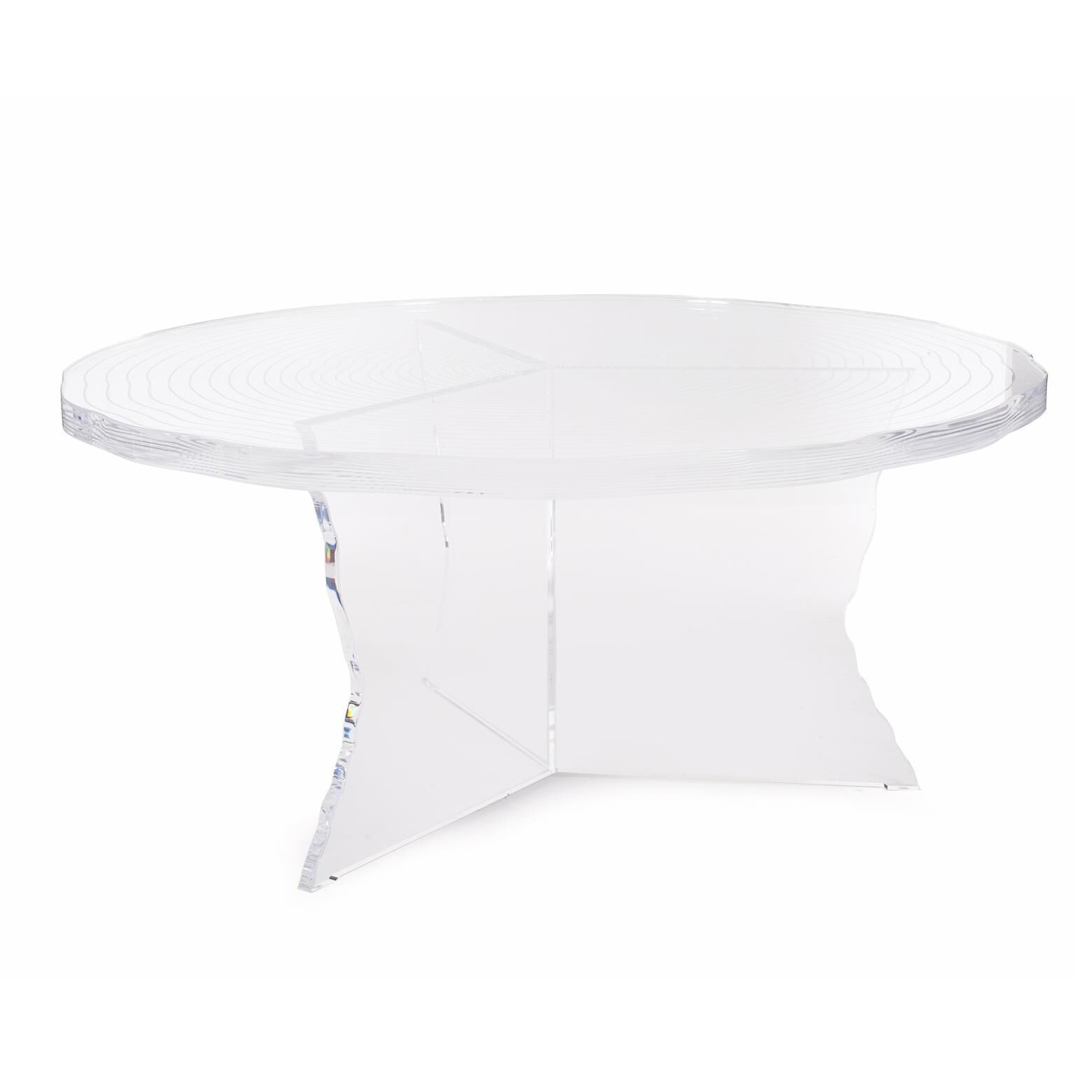 Chambord 40 X 18.25 inch Clear Coffee Table