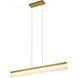 Lange 5 inch Brushed Champagne Pendant Ceiling Light