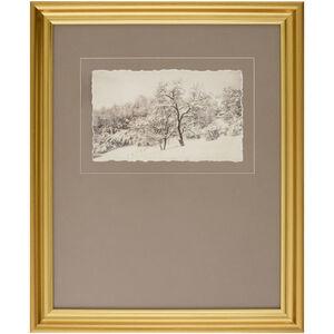 Coconino Burnished Brass and Hand Finished Framed Art