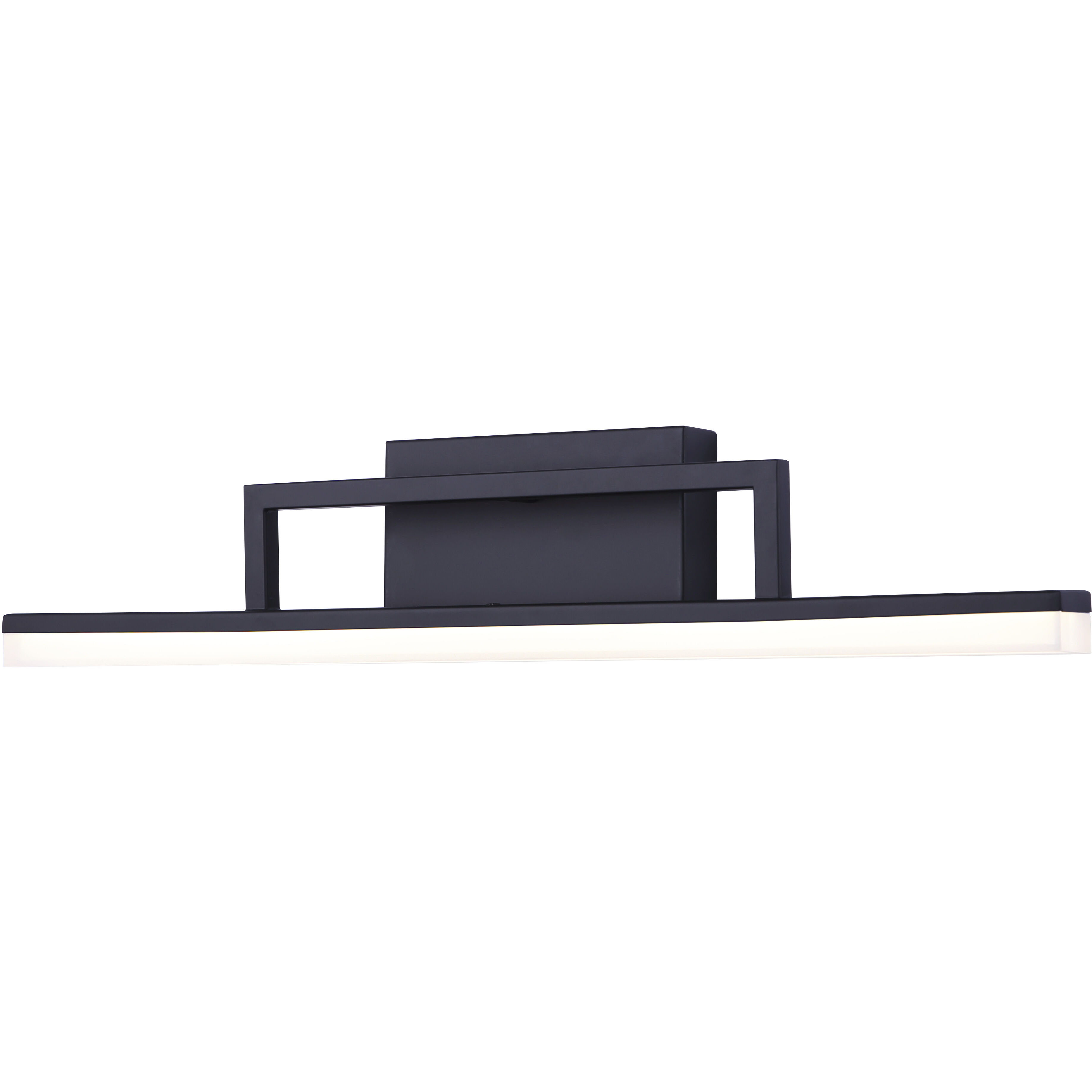 Caysen LED 24 inch Black Vanity Light Wall Light