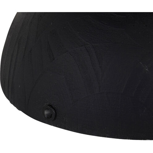 Maddox 30 inch Plaster Black Table Lamp Portable Light