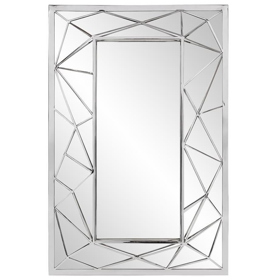 Mirax 35 X 23 inch Silver Wall Mirror