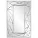 Mirax 35 X 23 inch Silver Wall Mirror