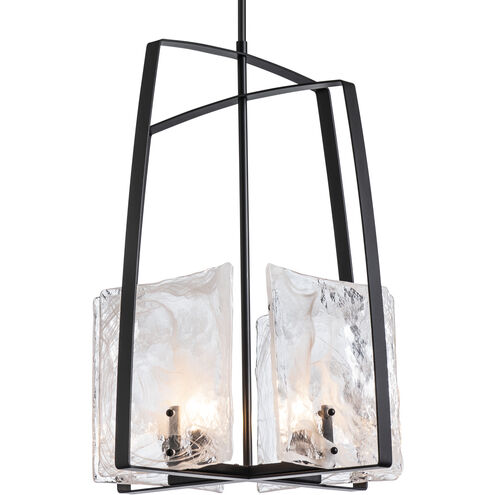Arc 4 Light 18.7 inch Black Pendant Ceiling Light