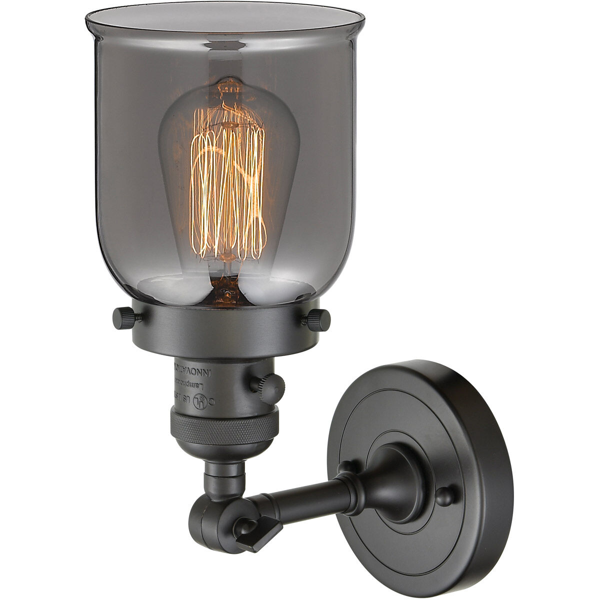 Franklin Restoration Small Bell LED 5 inch Oil Rubbed Bronze Sconce Wall Light, Franklin Restoration