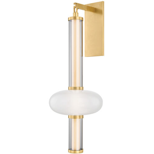 Corbin LED 10.5 inch Vintage Brass Wall Sconce Wall Light