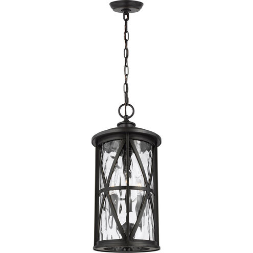 Millbrooke 3 Light 10 inch Antique Bronze Outdoor Pendant