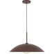 Regent 1 Light 19 inch Burgundy Pendant Ceiling Light