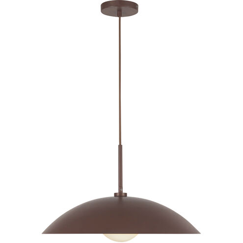 Regent 1 Light 19 inch Burgundy Pendant Ceiling Light